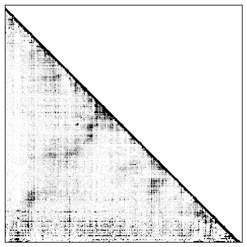 Reactivity heatmap for HOXA9D_MCA_0000